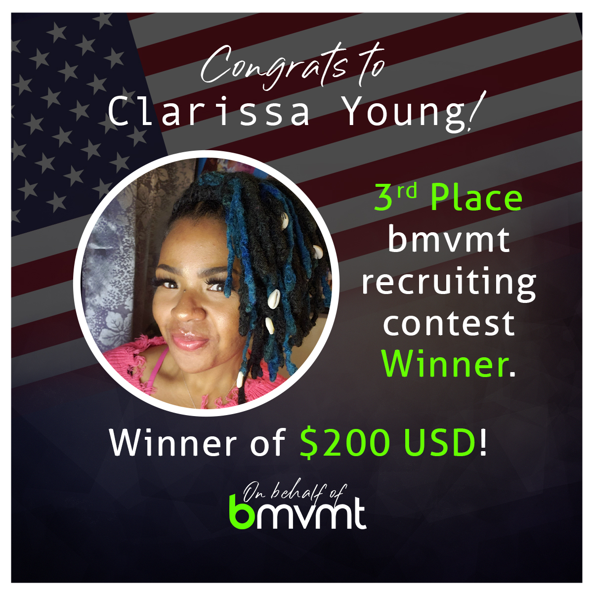 Nov Recruiting Contest Winner - 3rd Place