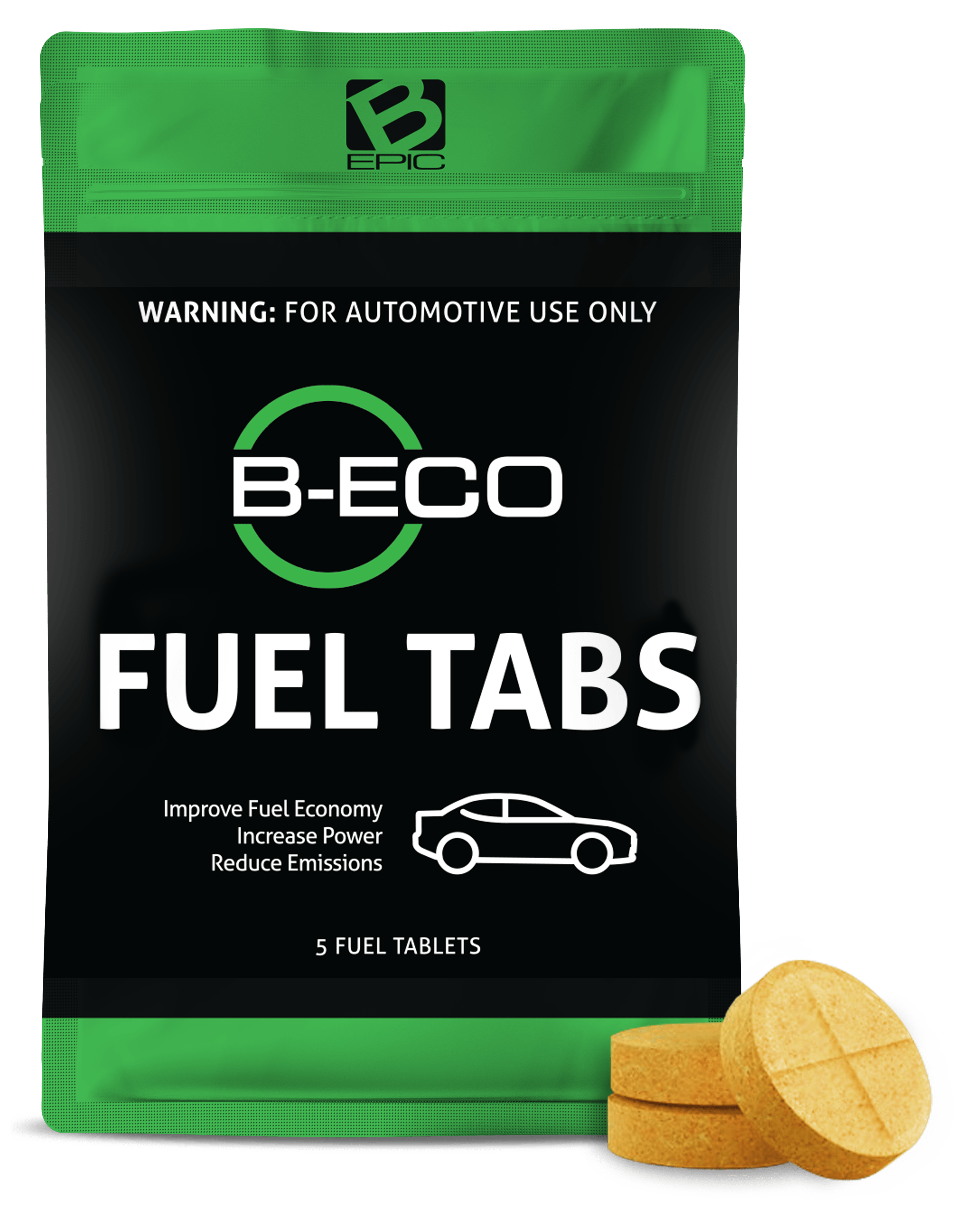 B-Eco Fuel Tabs pouch with tablets