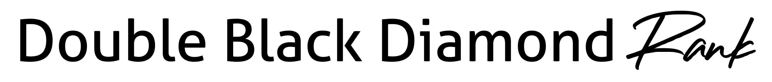 Double Black Diamond Rank